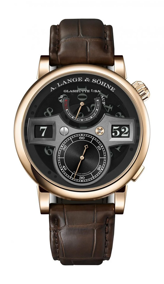 A.Lange & Söhne Zeitwerk - 41.9 MM - Yellow Gold - Black Dial - 142.055 nyc watcher nyc watches