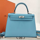 Hermès Kelly 25 - Epsom - Celeste - Palladium Hardware - K25ECPHW
