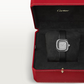 Cartier Coussin de Cartier White Gold 27.1 MM - Black Calfskin Strap - Diamond Bezel - White Gold Diamond Dial - WJCS0006