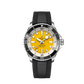 Breitling Superocean Stainless Steel 42 MM - Black Rubber Strap - Yellow Dial - A17375211I1S1