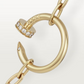 Cartier Just Un Clou Necklace - Yellow Gold Small Diamonds - B7224904