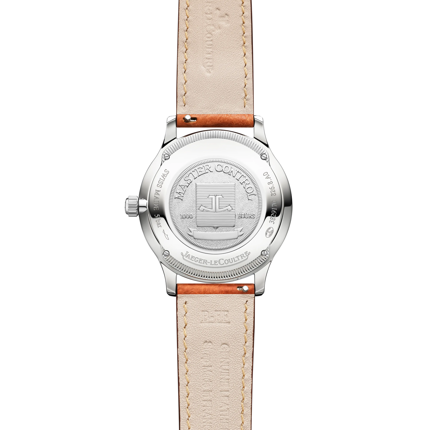 JLC - Master Control Classic - Limited Edition - 36 MM - Stainless Steel - Silvered-Gray Dial - Ostrich Leather Strap - Q4008520