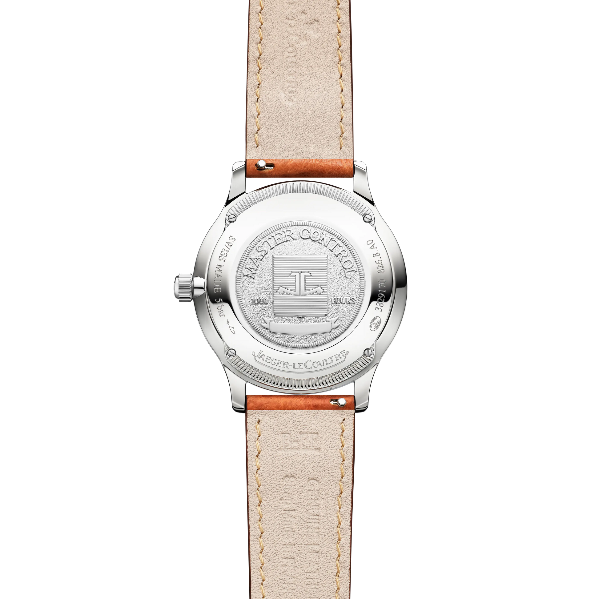 JLC - Master Control Classic - Limited Edition - 36 MM - Stainless Steel - Silvered-Gray Dial - Ostrich Leather Strap - Q4008520
