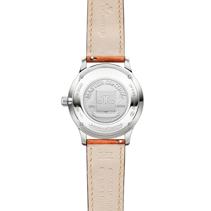 JLC - Master Control Classic - Limited Edition - 36 MM - Stainless Steel - Silvered-Gray Dial - Ostrich Leather Strap - Q4008520