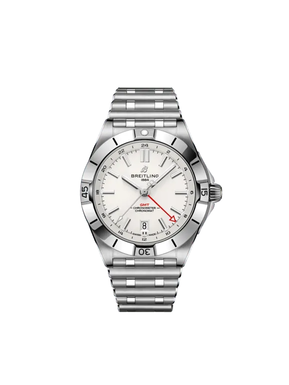 Breitling Chronomat Stainless steel 40 MM - Stainless steel Bracelet - White Dial - A32398101A1A1