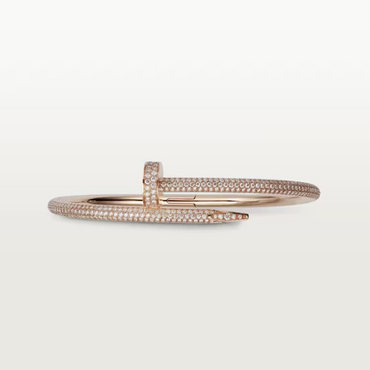 Cartier Just Un Clou Bracelet - Rose Gold Classic Model - Diamonds - N6702117