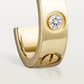 Cartier Love Earrings - Yellow Gold - Diamonds - B8022900