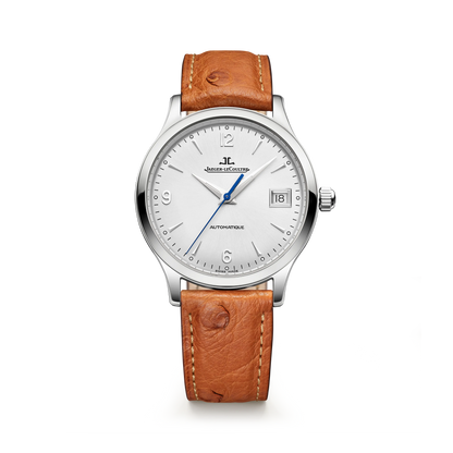 JLC - Master Control Classic - Limited Edition - 36 MM - Stainless Steel - Silvered-Gray Dial - Ostrich Leather Strap - Q4008520