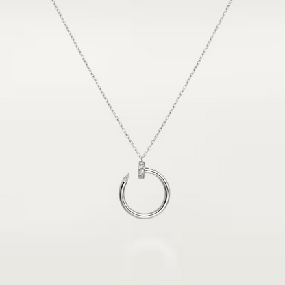 Cartier Juste Un Clou Necklace - White Gold - Diamonds - B7224892