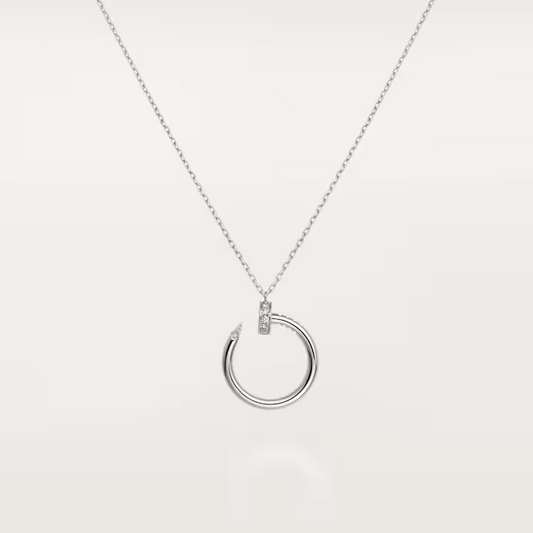 Cartier Juste Un Clou Necklace - White Gold - Diamonds - B7224892