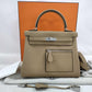 Hermès Kelly Sellier 25 - Colormatic Poussiere - Epsom - Palladium Hardware - K25CPEPHW
