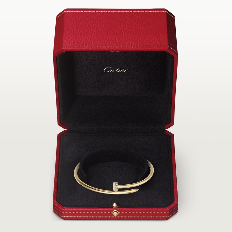 Cartier Just Un Clou - Yellow Gold Small Model - Diamonds - B6066117