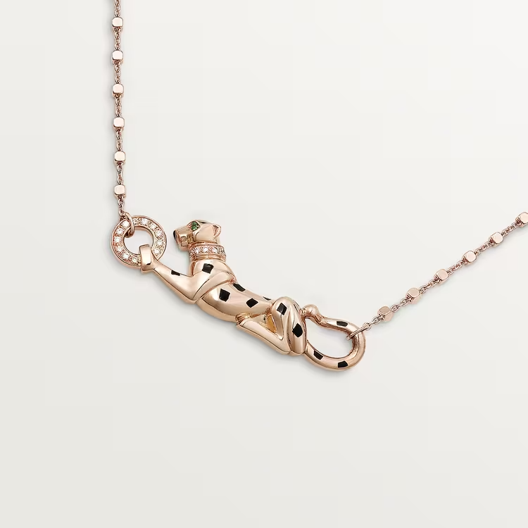 Cartier Panthère de Cartier Necklace - Rose Gold - Diamonds - B7224538