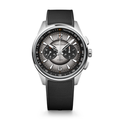 JLC - Polaris Chronograph - 42 MM - Stainless Steel - Shaded Gray Dial - Beige Fabric Strap - Q902843J