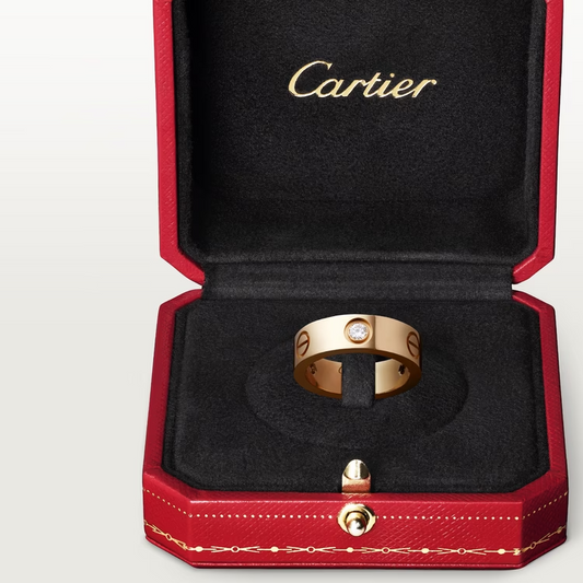 Cartier Juste Un Clou Ring - Rose Gold - Diamonds - B4087500