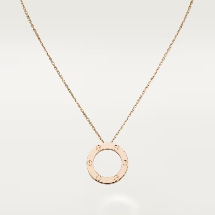 Cartier Love Necklace - Rose Gold - B7014400