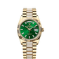 Rolex Day-Date - 36 MM - Yellow Gold - Green Dial - 128238 PdG  nyc watcher nyc watches