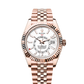 Rolex Sky Dweller - 42 MM - Rose Gold - White Dial - 336935 JW  nyc watcher nyc watches