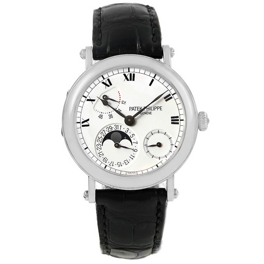 Patek Philippe Complications - Moonphase - White Gold - 36 MM -  5054G  nyc watcher nyc watches