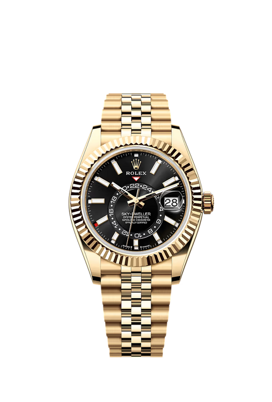 Rolex Sky Dweller - 42 MM - Yellow Gold - Black Dial - 336938 JB nyc watcher nyc watches