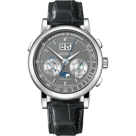 A.Lange & Söhne - Datograph Perpetual - 41 MM - White Gold - Grey Dial - 410.038E nyc watcher nyc watches