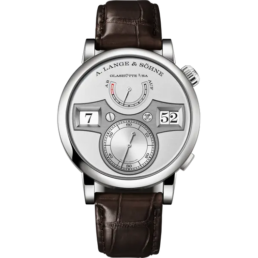 A.Lange & Söhne Zeitwerk - 41.9 MM - Platinum - Rhodium Dial - 142.025  nyc watcher nyc watches