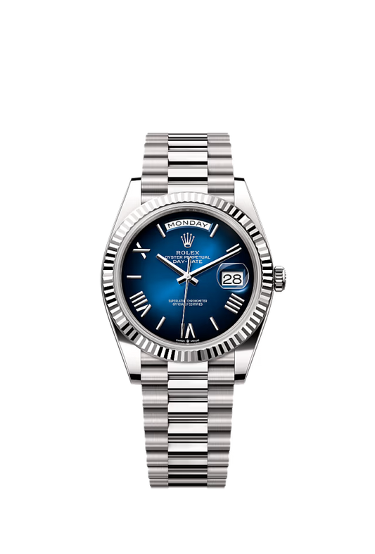 Rolex Day-Date - 40 MM - White Gold - Blue Dial - 228239 PBF