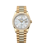 Rolex Day-Date - 36 MM - Yellow Gold - MoP White Dial - 128348RBR PMoPWd nyc watcher nyc watches