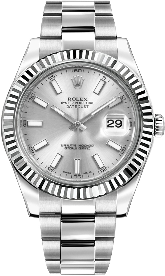 Rolex Datejust - 41 MM - Steel - Silver Dial - 116334-SLVSO nyc watcher nyc watches