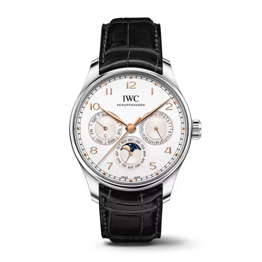 IWC Portugieser Perpetual Calendar - Stainless Steel - 42.4 MM - White Dial - IW344203 nyc watcher nyc watches