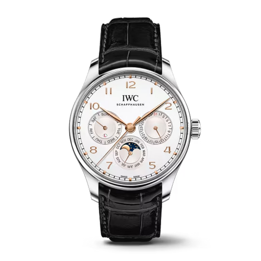 IWC Portugieser Perpetual Calendar - Stainless Steel - 42.4 MM - White Dial - IW344203 nyc watcher nyc watches