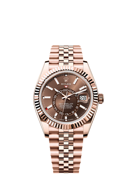 Rolex Sky Dweller - 42 MM - Rose Gold - Chocolate Dial - 336935 JC  nyc watcher nyc watches