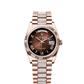 Rolex Day-Date - 36 MM - Rose Gold - Brown Dial - 128235 PdB