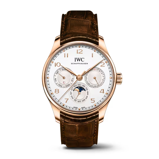 IWC Portugieser Perpetual Calendar - Rose Gold - 42.4 MM - White Dial - IW344202 nyc watcher nyc watches