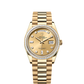 Rolex Day-Date - 36 MM - Yellow Gold - Champagne Dial - 128398TBR PChd nyc watcher nyc watches