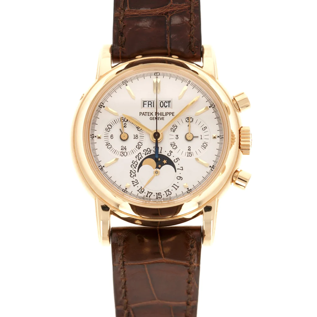 Patek Philippe Perpetual Calendar and Moonphase Chronograph Complications - 36.5 MM - Yellow Gold - 3970J  nyc watcher nyc watches