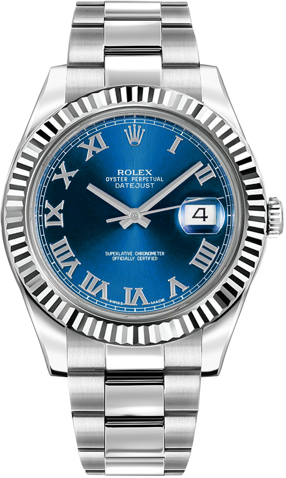 Rolex Datejust - 41 MM - Stainless Steel - Blue Dial - 116334-0004 nyc watcher nyc watches