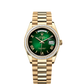 Rolex Day-Date - 36 MM - Yellow Gold - Green Dial - 128398TBR PG  nyc watcher nyc watches