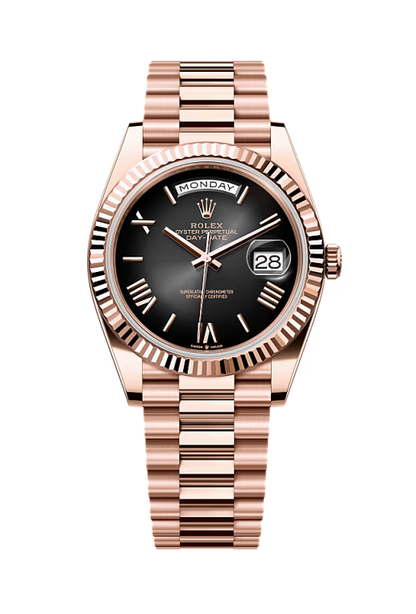 Rolex Day-Date - 40 MM - Rose Gold - Black Dial - 228235-0055