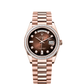 Rolex Day-Date - 36 MM - Rose Gold - Brown Dial - 128395TBR PBd  nyc watcher nyc watches