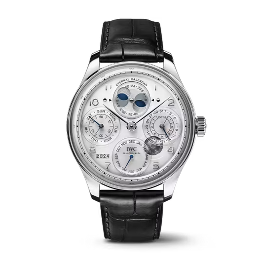 IWC Portugieser - Eternal Calendar - Platinum - 44.4 MM - White Dial - IW505701  nyc watcher nyc watches