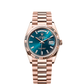 Rolex Day-Date - 36 MM - Rose Gold - Blue Dial - 128235 PBd  nyc watcher nyc watches