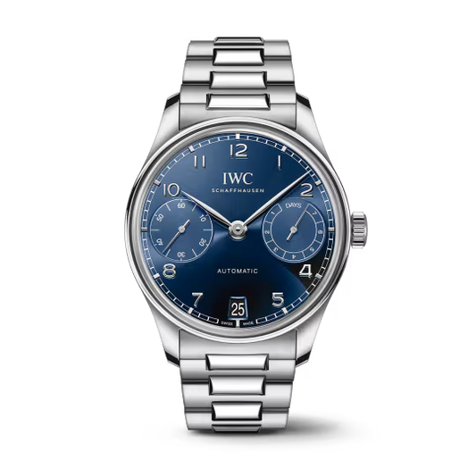 IWC Portugieser - Steel - 42.4 MM - Blue Dial - IW501704  nyc watcher nyc watches