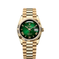 Rolex Day-Date - 36 MM - Yellow Gold - Green Dial - 128238 PG nyc watcher nyc watches