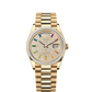 Rolex Day-Date - 36 MM - Yellow Gold - Pave Diamond Dial - 128398TBR PD nyc watcher nyc watches