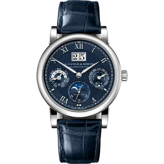 A.Lange & Söhne Langematik Perpetual Calendar and Moonphase - 38.5MM - White Gold - Blue Dial - 310.028E nyc watcher nyc watches