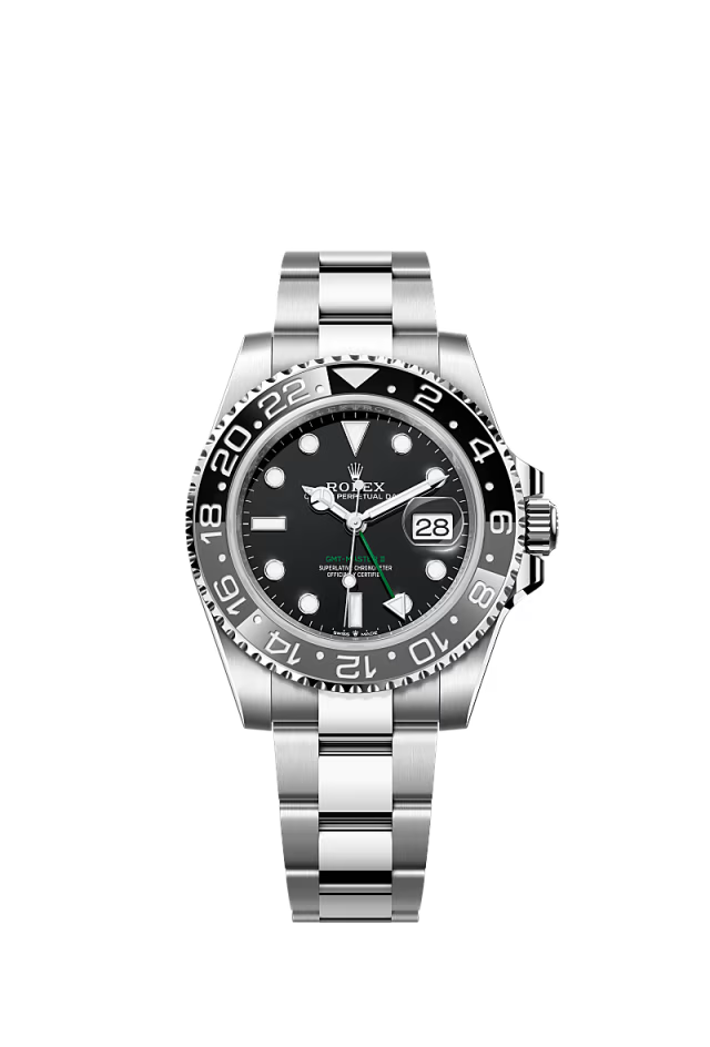 Rolex GMT-Master II - 40 MM - Stainless Steel - Black Dial - 126710GRNR