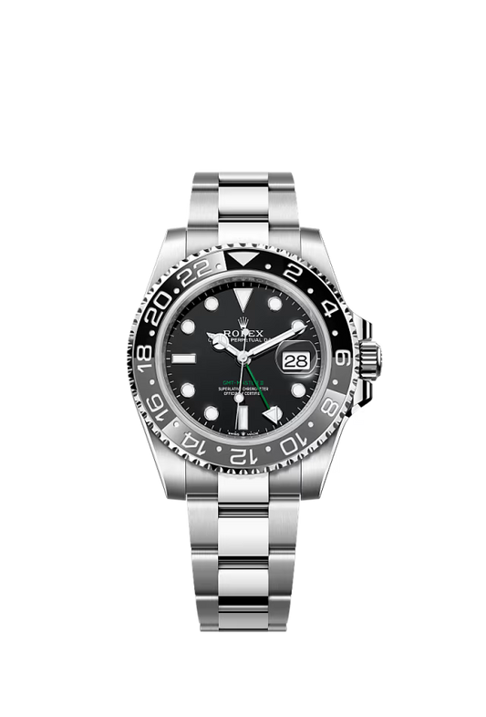 Rolex GMT-Master II - 40 MM - Stainless Steel - Black Dial - 126710GRNR