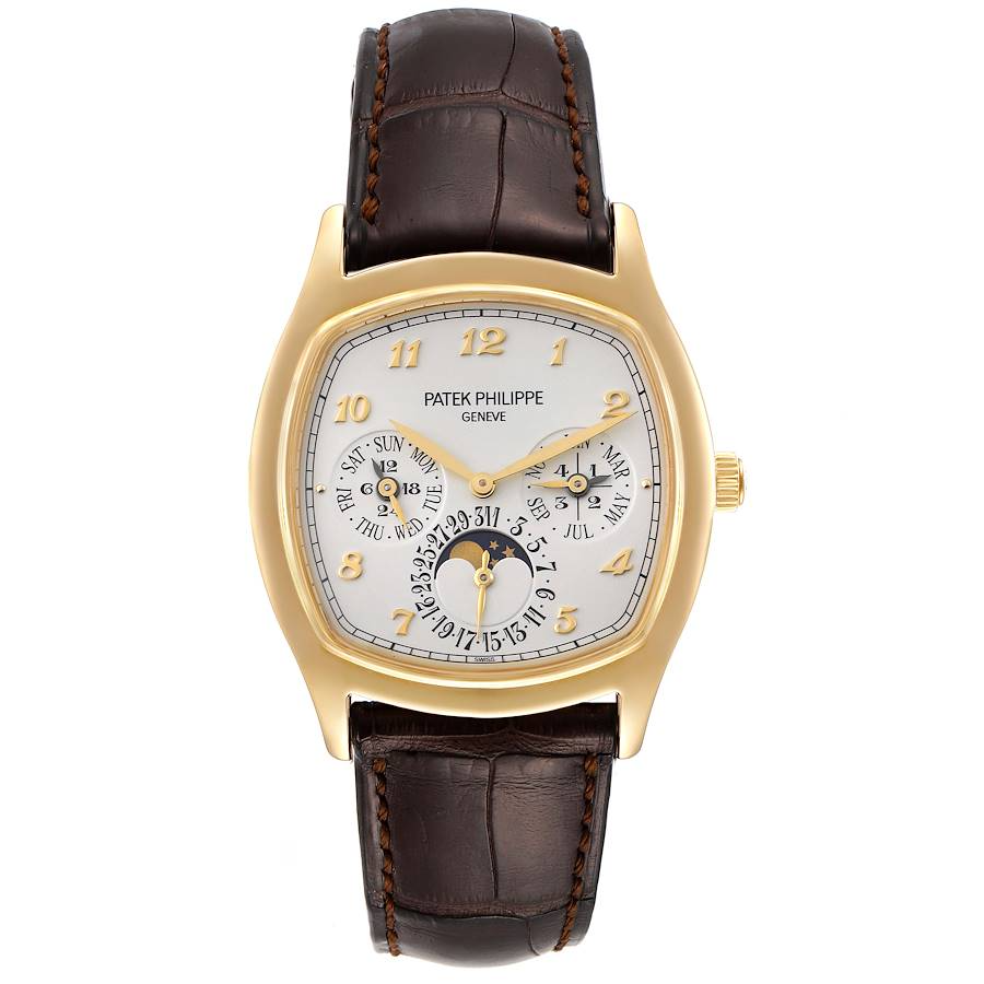 Patek Philippe Complications - Perpetual Calendar and Moonphase - 44.6 MM - Yellow Gold - 5940J-001  nyc watcher nyc watches