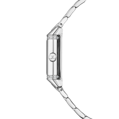 JLC - Reverso Classic Duetto - 34.2 MM x 21 MM - Stainless Steel - Silver/Blue Dial - Diamond-Set Case - Stainless Steel Bracelet - Q2668123